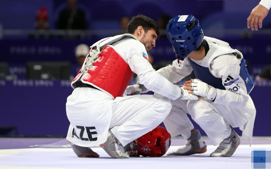 泰国跆拳道选手勇夺金牌霸气十足